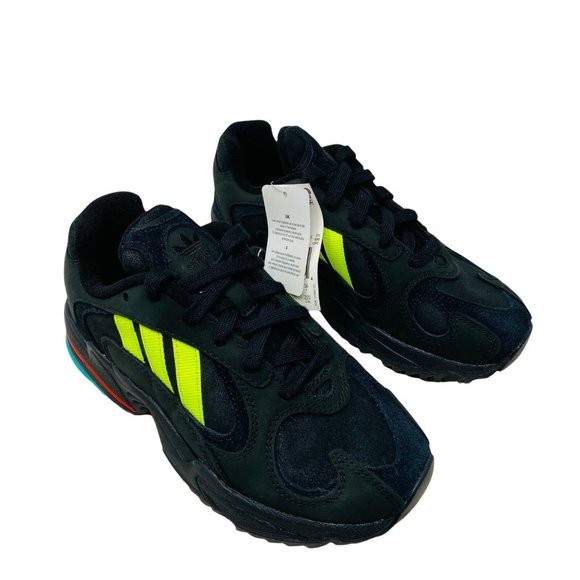 adidas Other - Adidas Originals Yung-1 Trail Sneakers Black Yellow EE5321 Men's Size 4 …